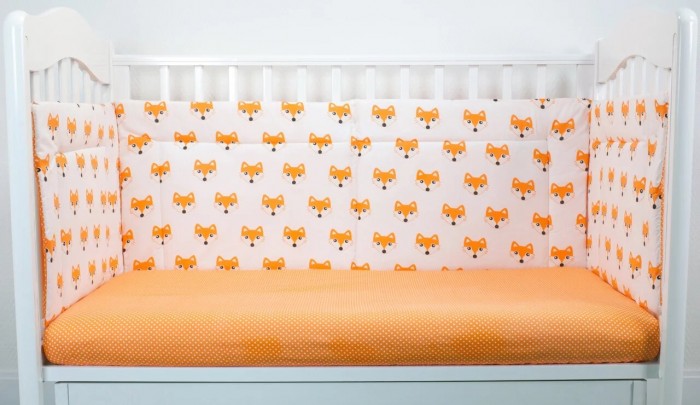 Бортик в кроватку Magic City Апельсиновый лис 45x60 см