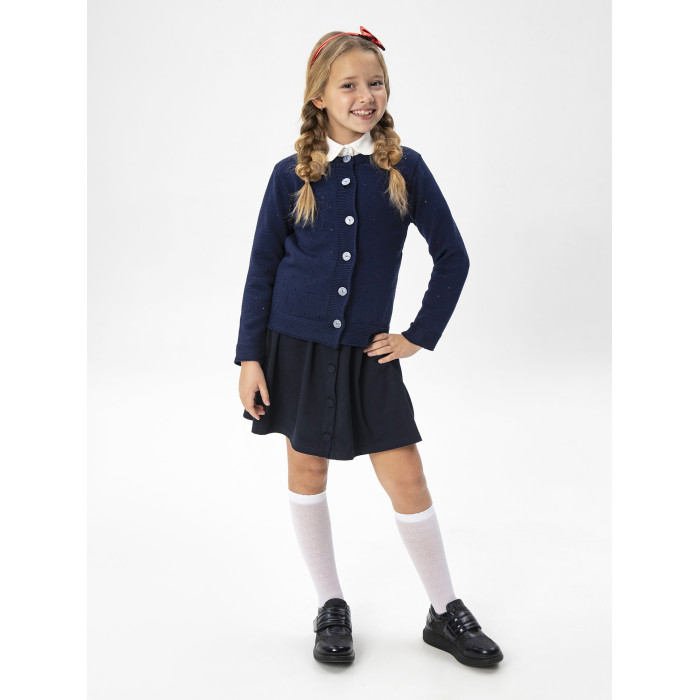 

AmaroBaby Кардиган для девочки вязаный Pure Love School, Кардиган для девочки вязаный Pure Love School