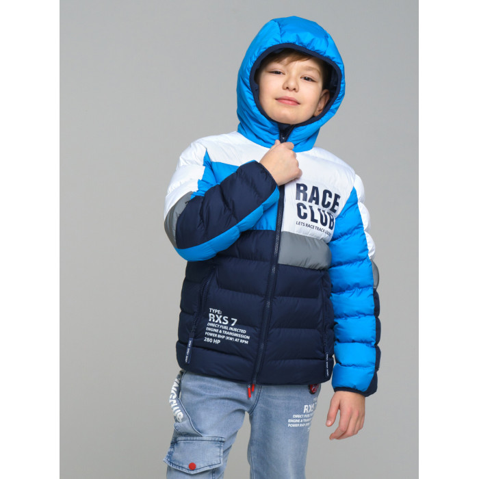 Верхняя одежда Playtoday Куртка текстильная с полиуретановым покрытием для мальчика Racing club 12311001