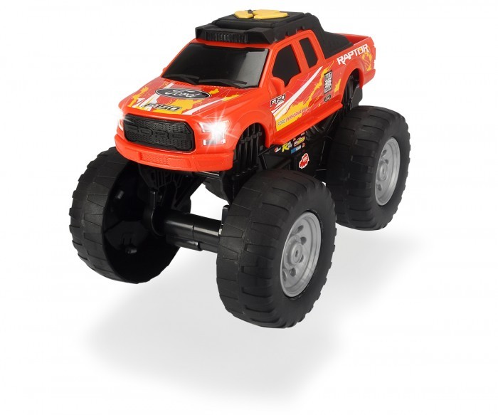Машины Dickie Рейсинговый монстр-трак моторизированный Ford Raptor 25.5 см монстр трак dickie toys rally monster 3742010 15 см желтый
