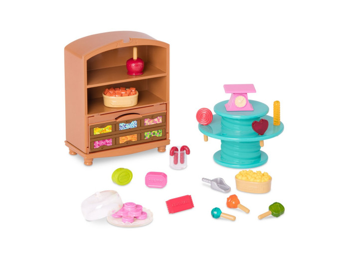 Li'l Woodzeez Набор игровой Магазин со сладостями игровой набор спектр кондитерский магазин 15 предметов в ассортименте