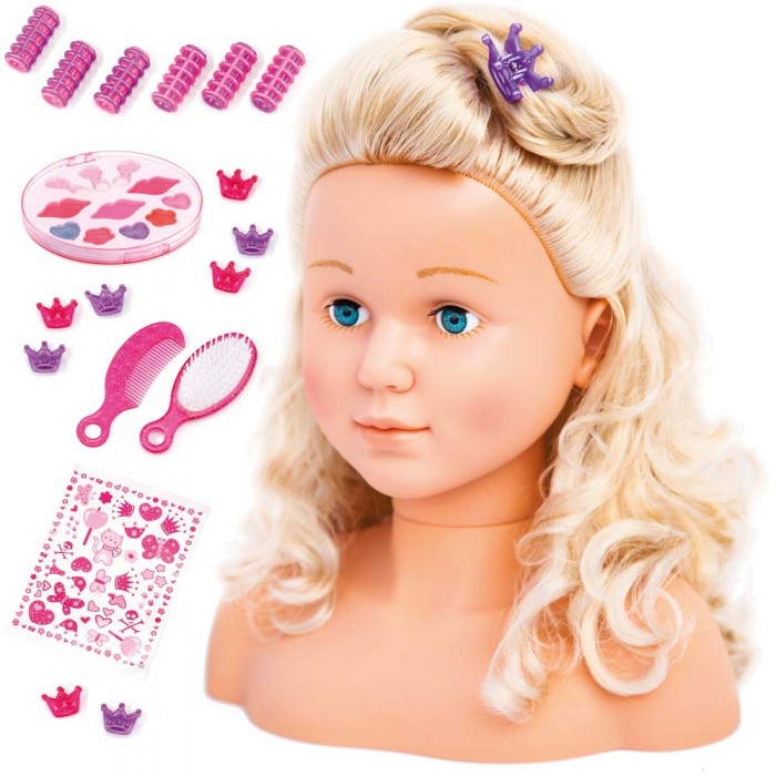 цена Куклы и одежда для кукол Bayer Кукла Модель для причесок с косметикой 27 см