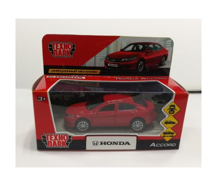 Технопарк Машина металлическая Honda Accord 12 см kigoauto smart key remote 3 button 434mhz for honda accord spirior crosstour