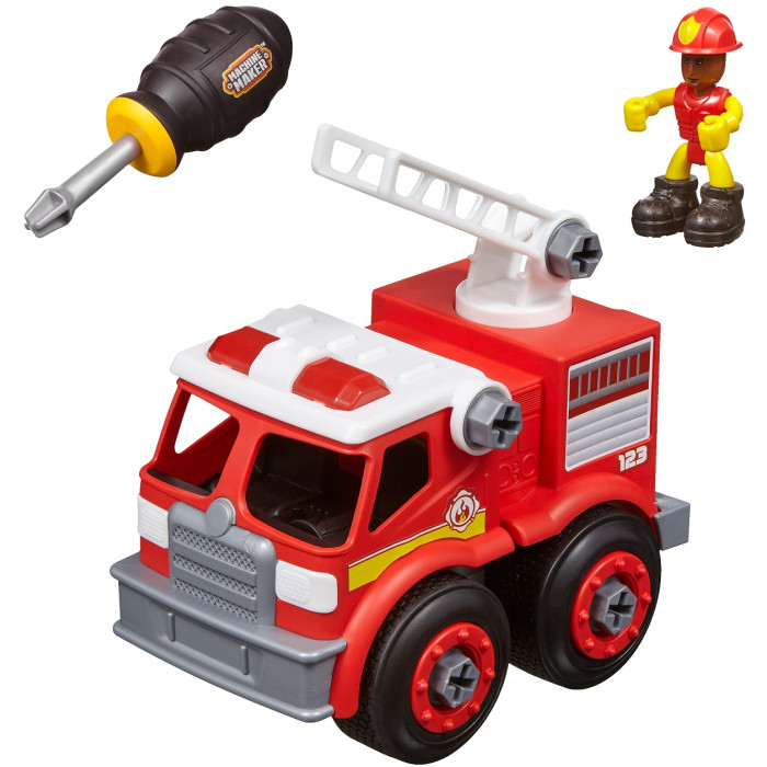 Машины Nikko Машина-конструктор Пожарная машина City Service конструктор playmobil 9464 пожарная машина