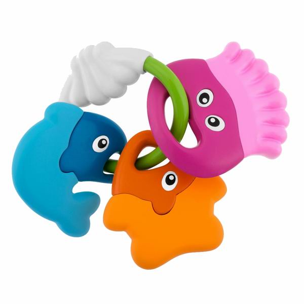 Погремушки Chicco Игрушка Морские животные детская удобная погремушка для детей 0 3 лет трехголовая ручная погремушка для захвата мяча игрушки погремушка для раннего развития