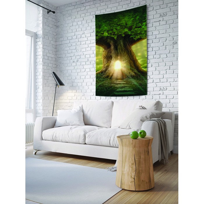JoyArty Вертикальное фотопанно на стену Дом в дереве 200x150 см