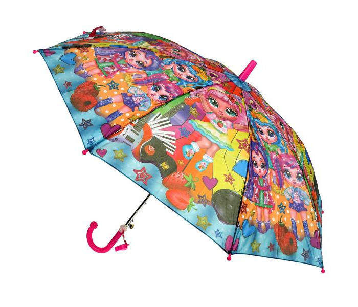 Зонт Играем вместе детский Куклы-модницы 45 см зонт пляжный 170 см с наклоном 8 спиц металл премиум y9 018