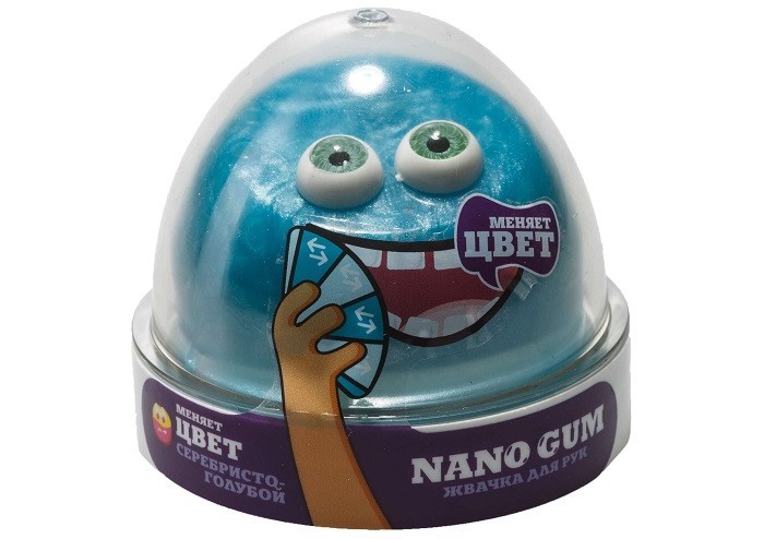 

NanoGum Жвачка для рук Меняет цвет 50 г, Жвачка для рук Меняет цвет 50 г