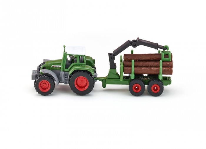 Машины Siku Трактор с манипулятором 1645 farmer трактор с лесозаготовительным прицепом siku