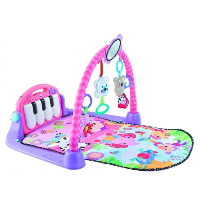 Развивающий коврик Panda Baby Pink piano (розовое пианино)