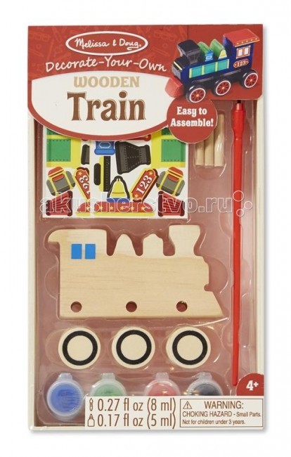 

Деревянная игрушка Melissa & Doug Классические игрушки Поезд, Классические игрушки Поезд