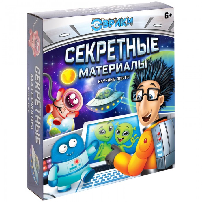 

Эврики Набор для опытов Секретные материалы, Набор для опытов Секретные материалы