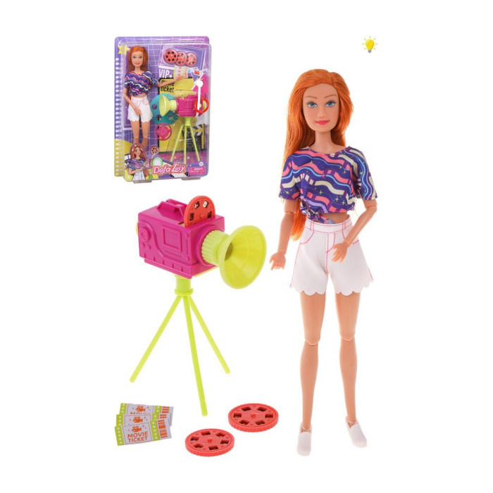 цена Куклы и одежда для кукол Defa Игровой набор Профессия 29,5 см