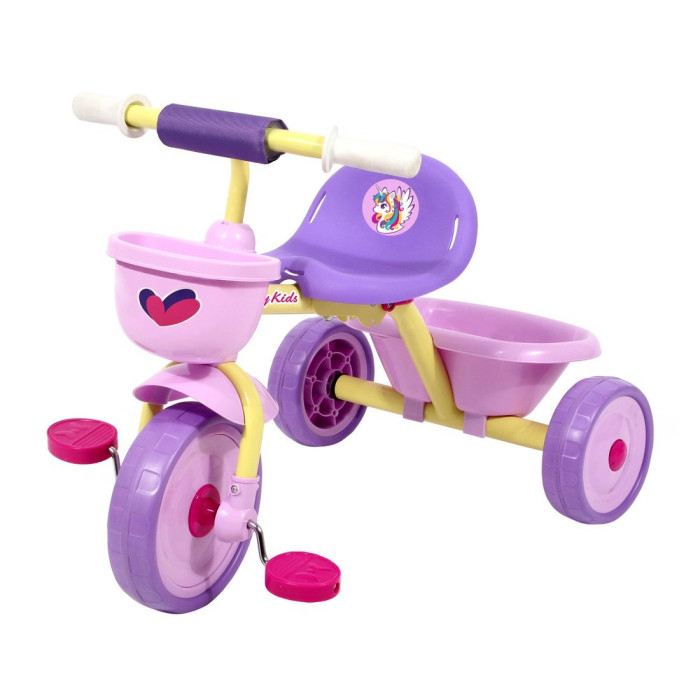Велосипед трехколесный Moby Kids складной Primo Единорог 646236