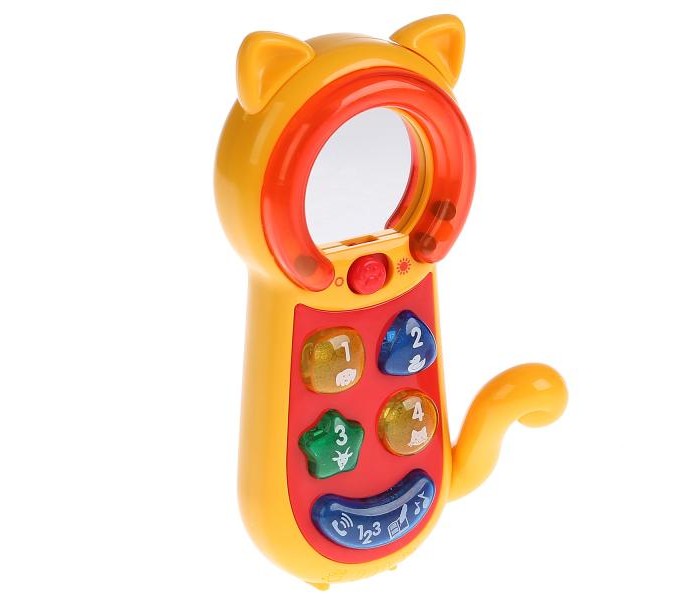 Электронные игрушки Умка Телефон-трещотка электронные игрушки умка обучающий телефон 24 потешки и стиха
