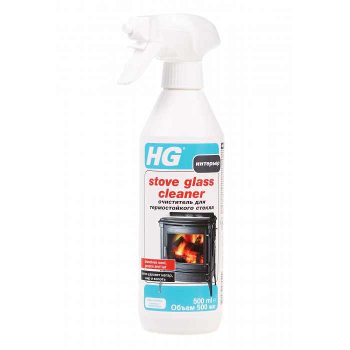 Бытовая химия HG Очиститель для термостойкого стекла 0.5 л цена и фото
