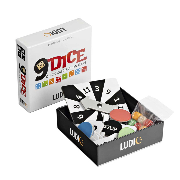Ludic Карточная настольная игра 9 кубиков