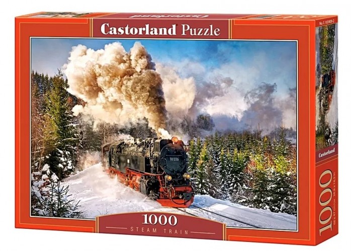 фото Castorland puzzle паровоз (1000 элементов)