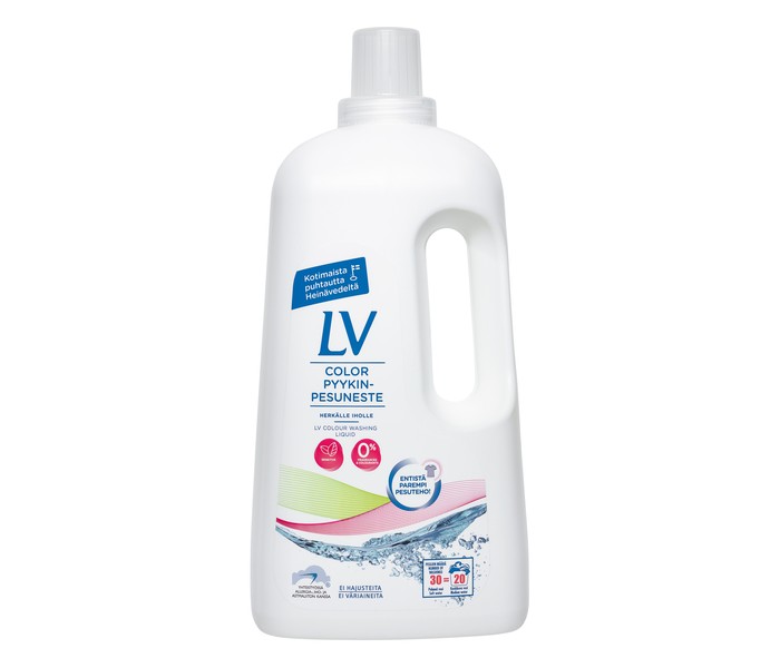 LV Концентрированное жидкое средство для цветного белья 1500 мл