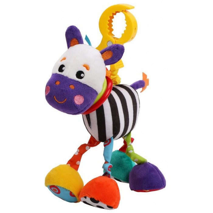Подвесные игрушки Жирафики с вибрацией Зебра подвесные игрушки жирафики веселый щенок 93591
