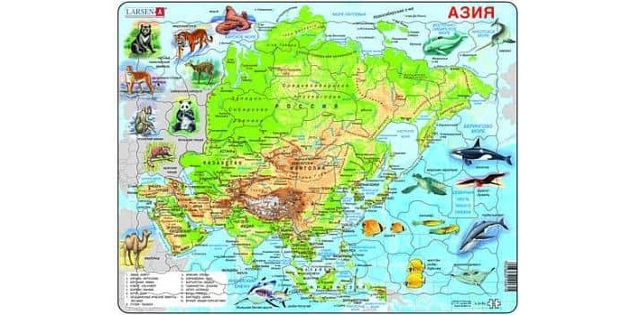  Larsen Пазлы Животные Азии