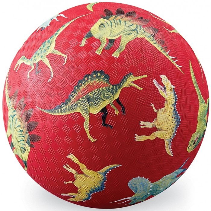 мячики и прыгуны crocodile creek мяч карта мира 13 см Мячи Crocodile Creek Мяч Динозавры 18 см 2167-4