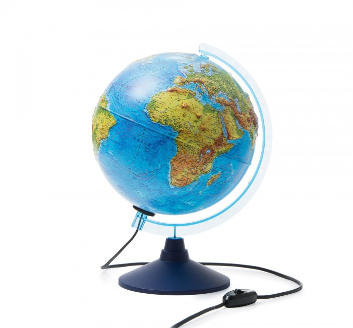 Globen Глобус Земли физико-политический интерактивный с подсветкой D-250 мм