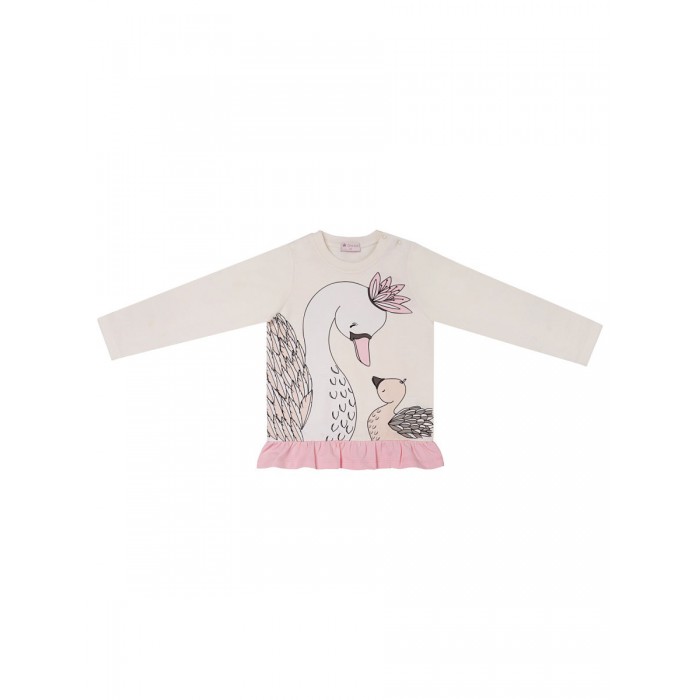 

Diva Kids Лонгслив для девочки Лебеди DK-073, Лонгслив для девочки Лебеди DK-073