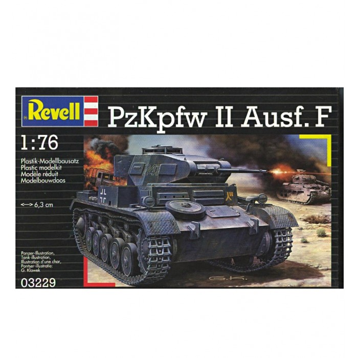 фото Revell сборная модель танк ii ausf. f