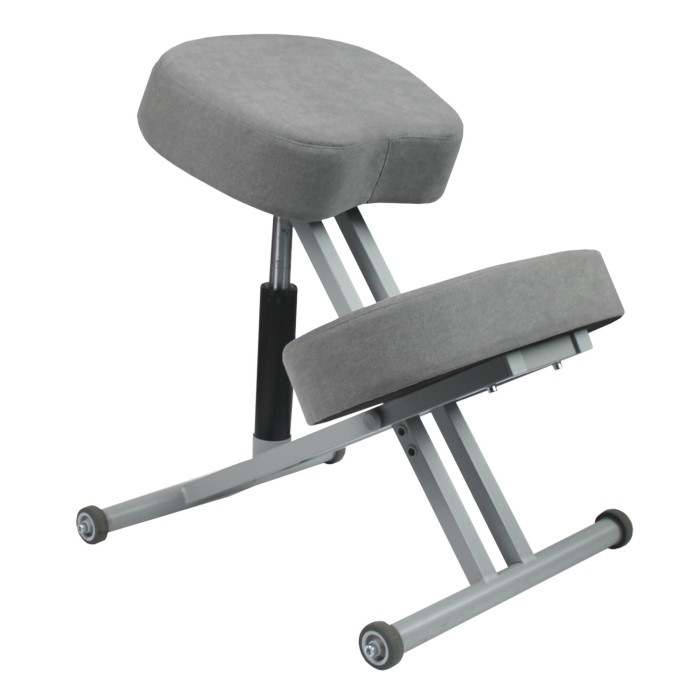 Олимп Коленный стул повышенной мягкости с газлифтом СК1-2 ГЛ (серый корпус)