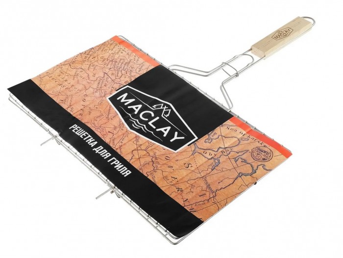 

Maclay Решётка-гриль для мяса 42x25 см, Решётка-гриль для мяса 42x25 см