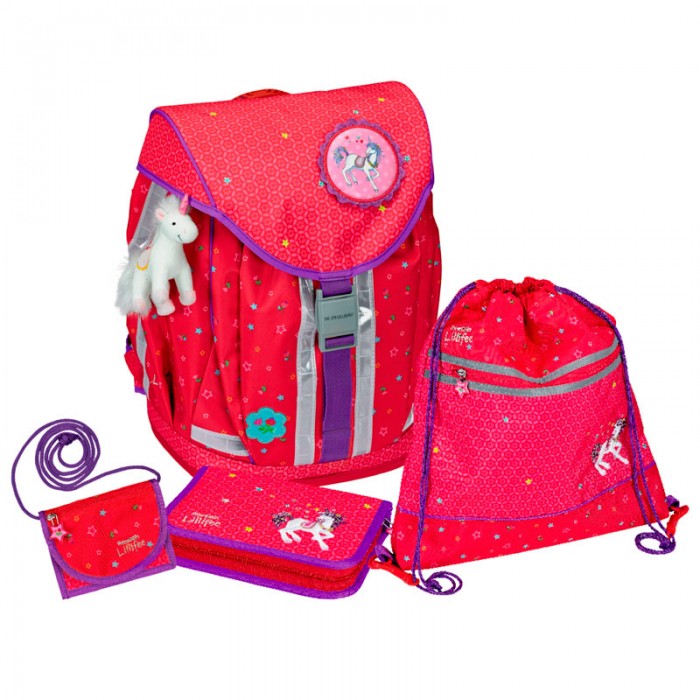 цена Школьные рюкзаки Spiegelburg Школьный рюкзак Prinzessin Lillifee Flex Style с наполнением 10584