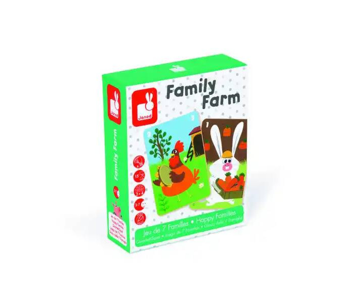 Настольные игры Janod Игра настольная Счастливые семейки Ферма