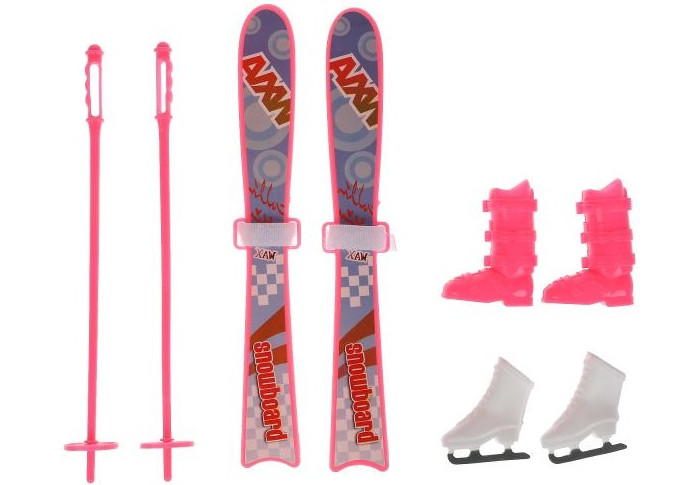 

Карапуз Набор зимних спортивных аксессуаров 29 см, Набор зимних спортивных аксессуаров 29 см