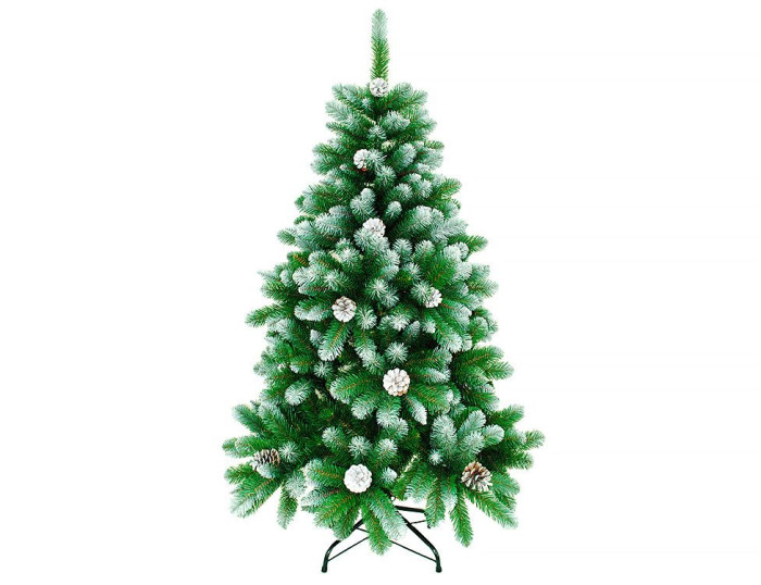 

Crystal Trees Искусственная Ель Триумфальная заснеженная с шишками 120 см, Искусственная Ель Триумфальная заснеженная с шишками 120 см