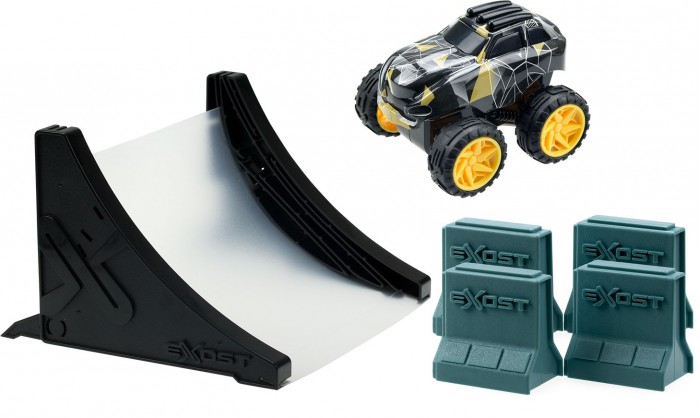 

Exost jump Одиночный набор с Внедорожником, рампой и аксессуарами, Одиночный набор с Внедорожником, рампой и аксессуарами