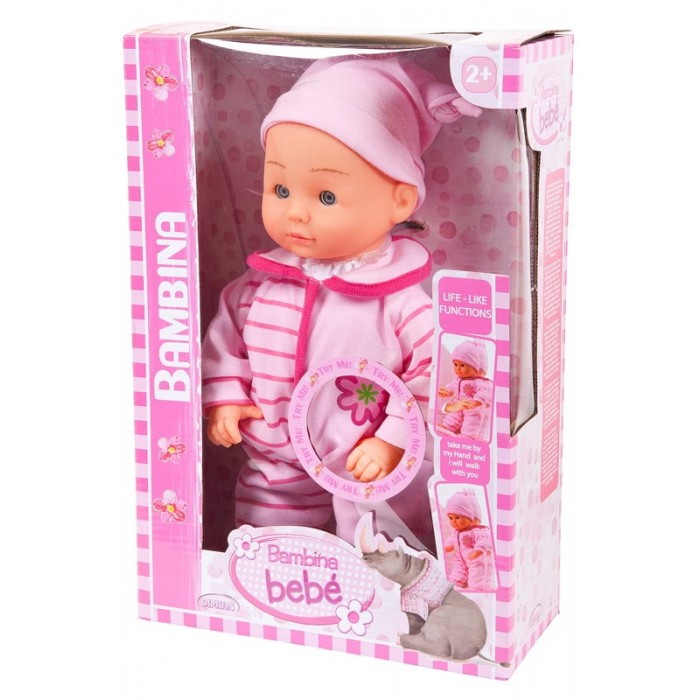 Куклы и одежда для кукол Dimian Кукла-пупс Bambina Bebe 33 см
