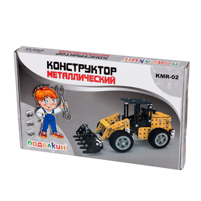 Конструктор Поделкин Трактор (292 детали) KMR-02 Трактор (292 детали) - фото 1