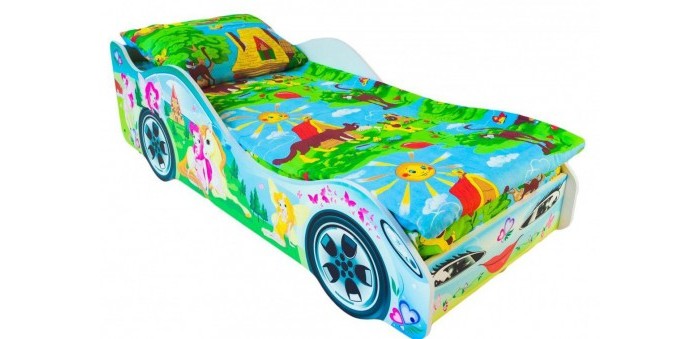 фото Подростковая кровать бельмарко машина принцесса