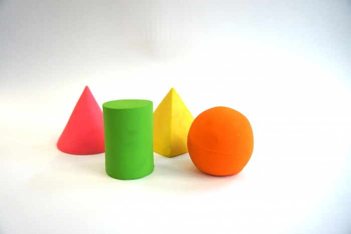 Lanco Латексная игрушка из 4-х геометрических фигур 664/4 664/4 Латексная игрушка из 4-х геометрических фигур 664/4 - фото 1