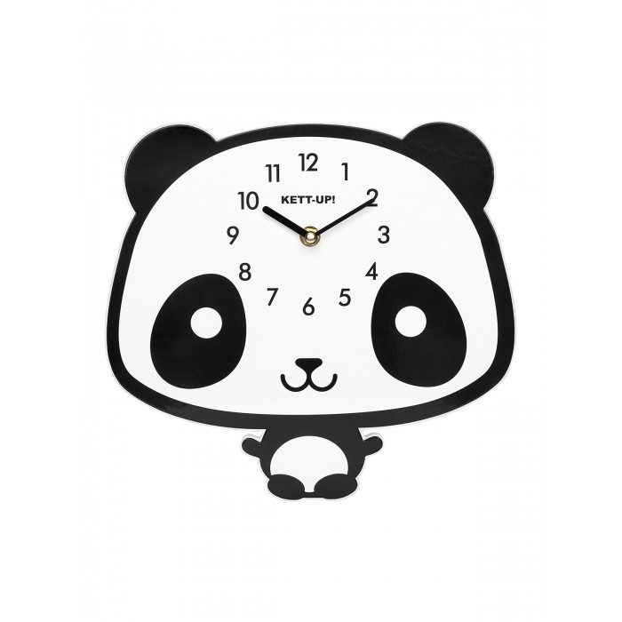 Часы Kett-Up детские настенные Design Zoo Панда часы kett up детские настенные design zoo коровка