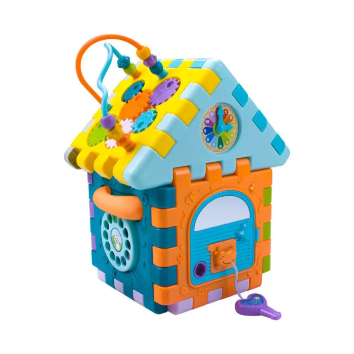 фото Развивающая игрушка haunger куб-сортер домик