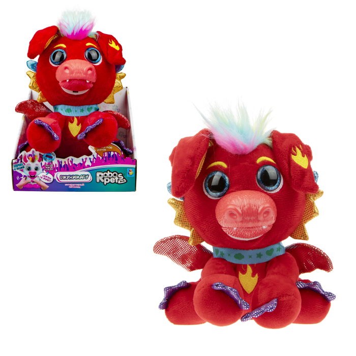 

Интерактивная игрушка 1 Toy RoboPets дракон Сид, RoboPets дракон Сид