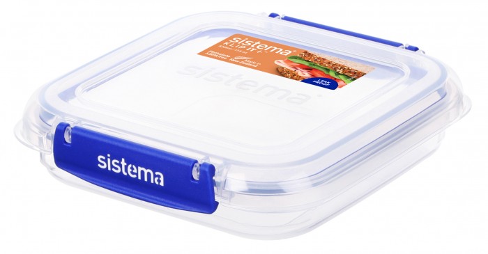 контейнер для хранения auffman am 3001 520 мл квадратный Контейнеры для еды Sistema Контейнер для сэндвичей 520 мл
