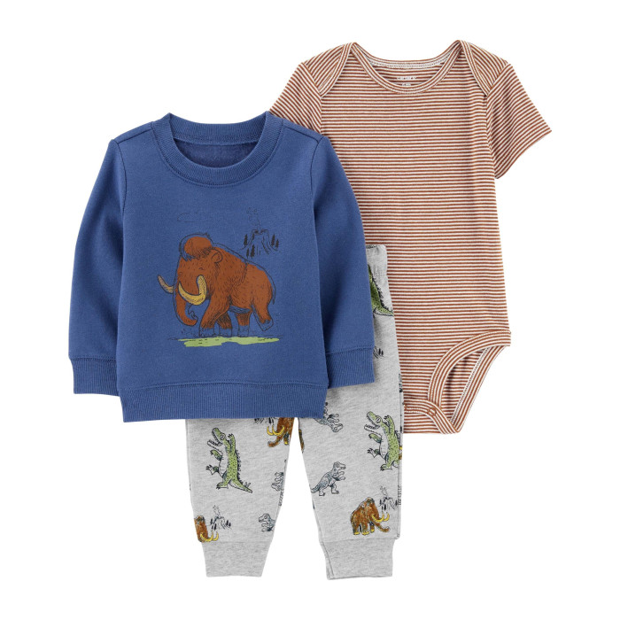 цена Комплекты детской одежды Carter's Комплект одежды (боди, брюки, джемпер)