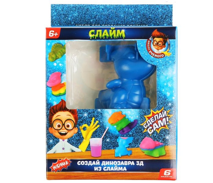 

Играем вместе Создай динозавра 3D из слайма Школа учёного (6 предметов), Создай динозавра 3D из слайма Школа учёного (6 предметов)