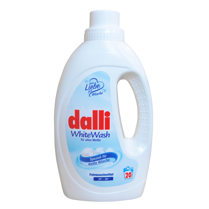 Dalli Концентрированный гель для стирки белого и светлого белья White Wash 1.1 л - фото 1