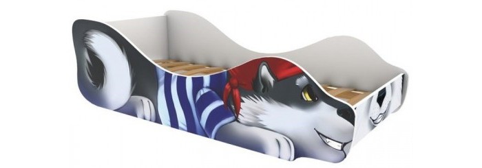 Подростковая кровать Бельмарко Волчонок-Пират котёнок пират или ловкий коготь