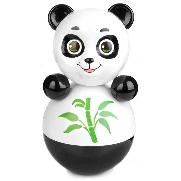 фото Развивающая игрушка russia неваляшка панда 22 см