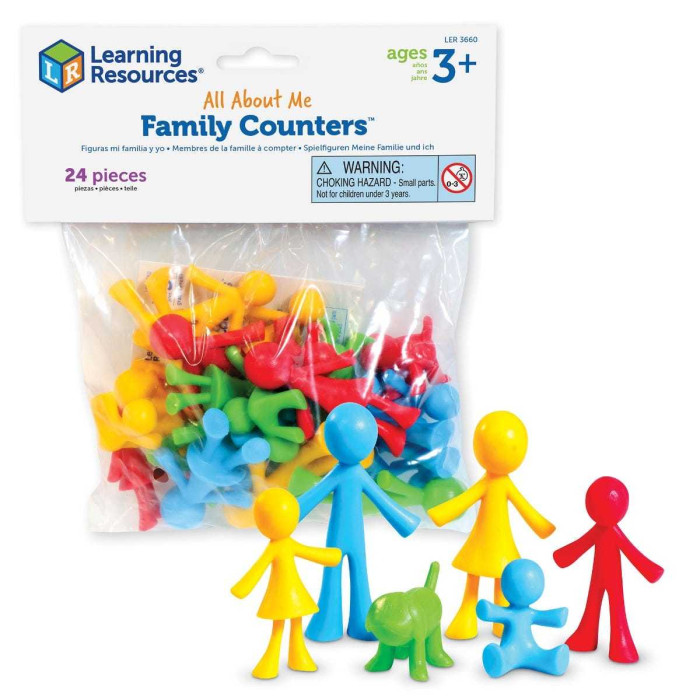 Игровые наборы Learning Resources Игровой набор фигурок Моя семья (24 элемента)